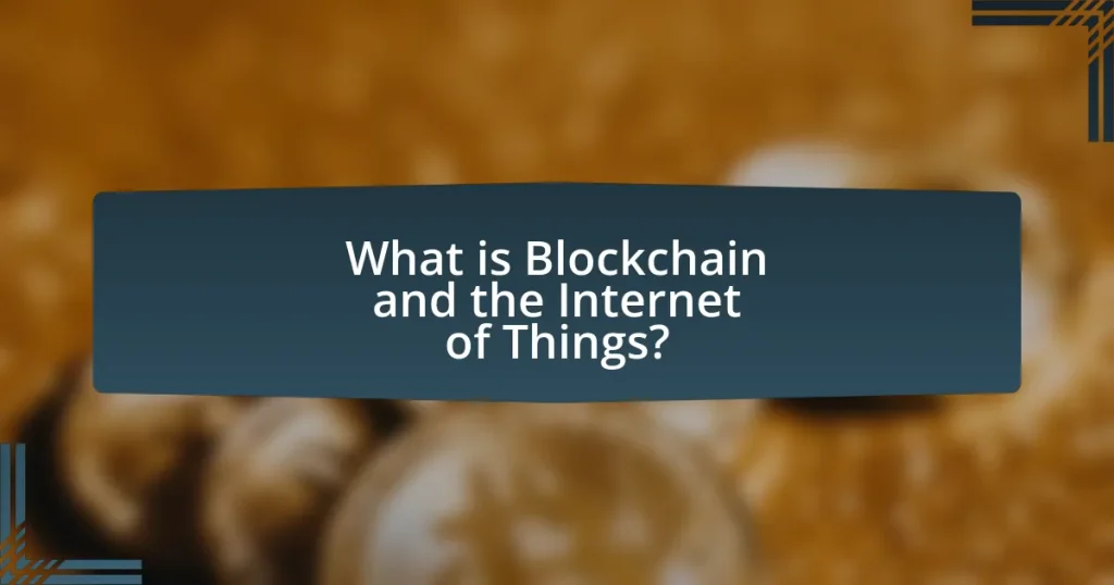 Blockchain and the Internet of Things: A Perfect Match